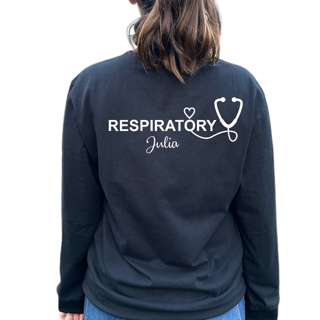 Respiratory Customized Name RT Shirt