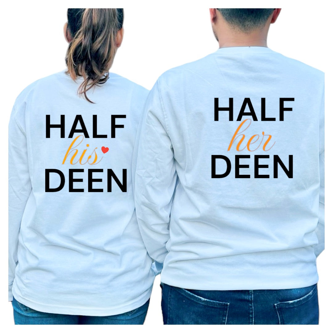 T-shirts « Half His/Her Deen » pour couples