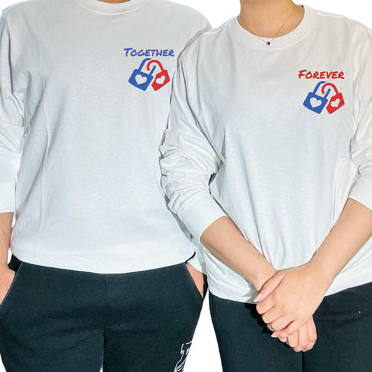 T-shirts « Ensemble pour toujours » pour les couples