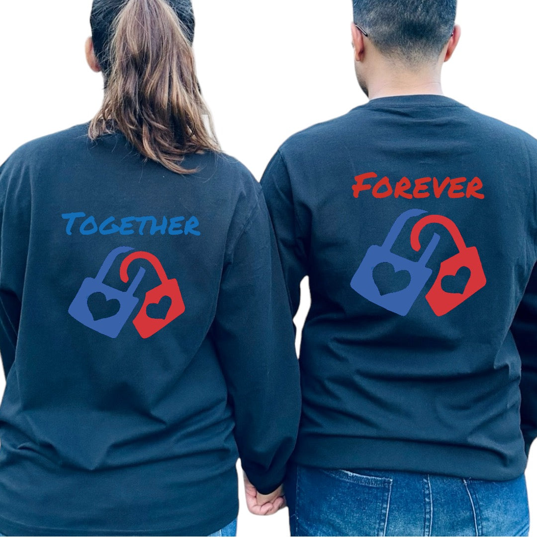 T-shirts « Ensemble pour toujours » pour les couples