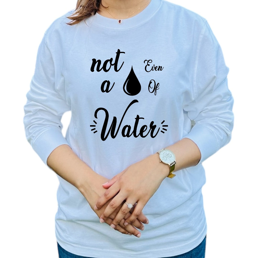 T-shirt Ramadan « Pas même une goutte d'eau »