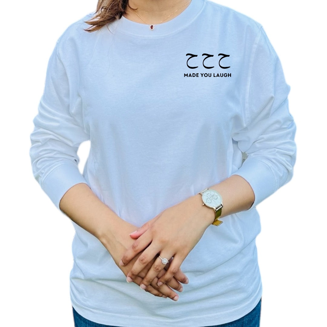 T-shirt avec jeu de mots arabes « Ha Ha Ha »