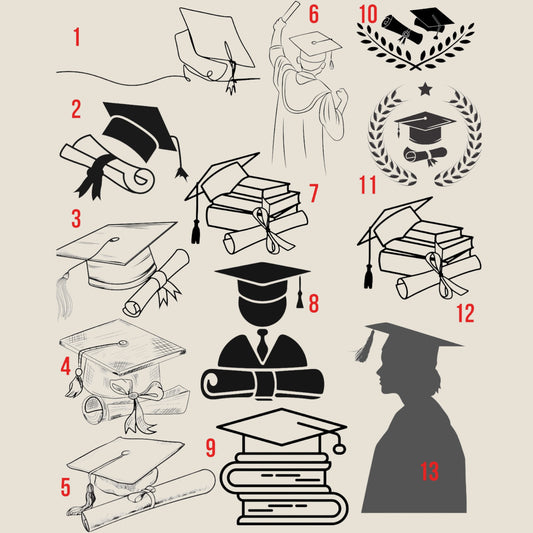 Luxury Graduation Frame - Gold Velvet