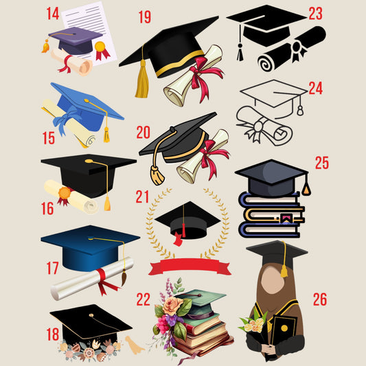 Luxury Graduation Frame - Pink Blossom