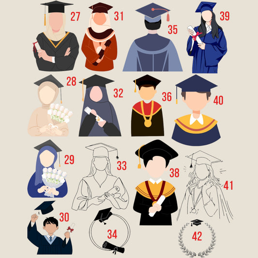 Luxury Graduation Frame - Simple Distinction