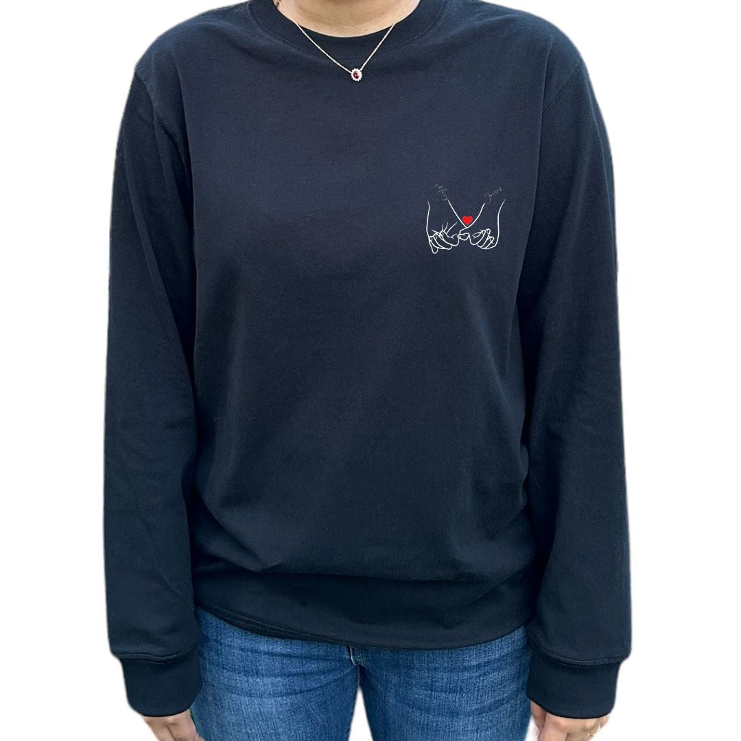 T-shirt personnalisable « Pinky Promise » avec cœur