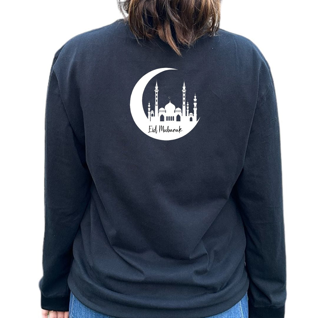 T-shirt Eid Mubarak - Mosquée au clair de lune