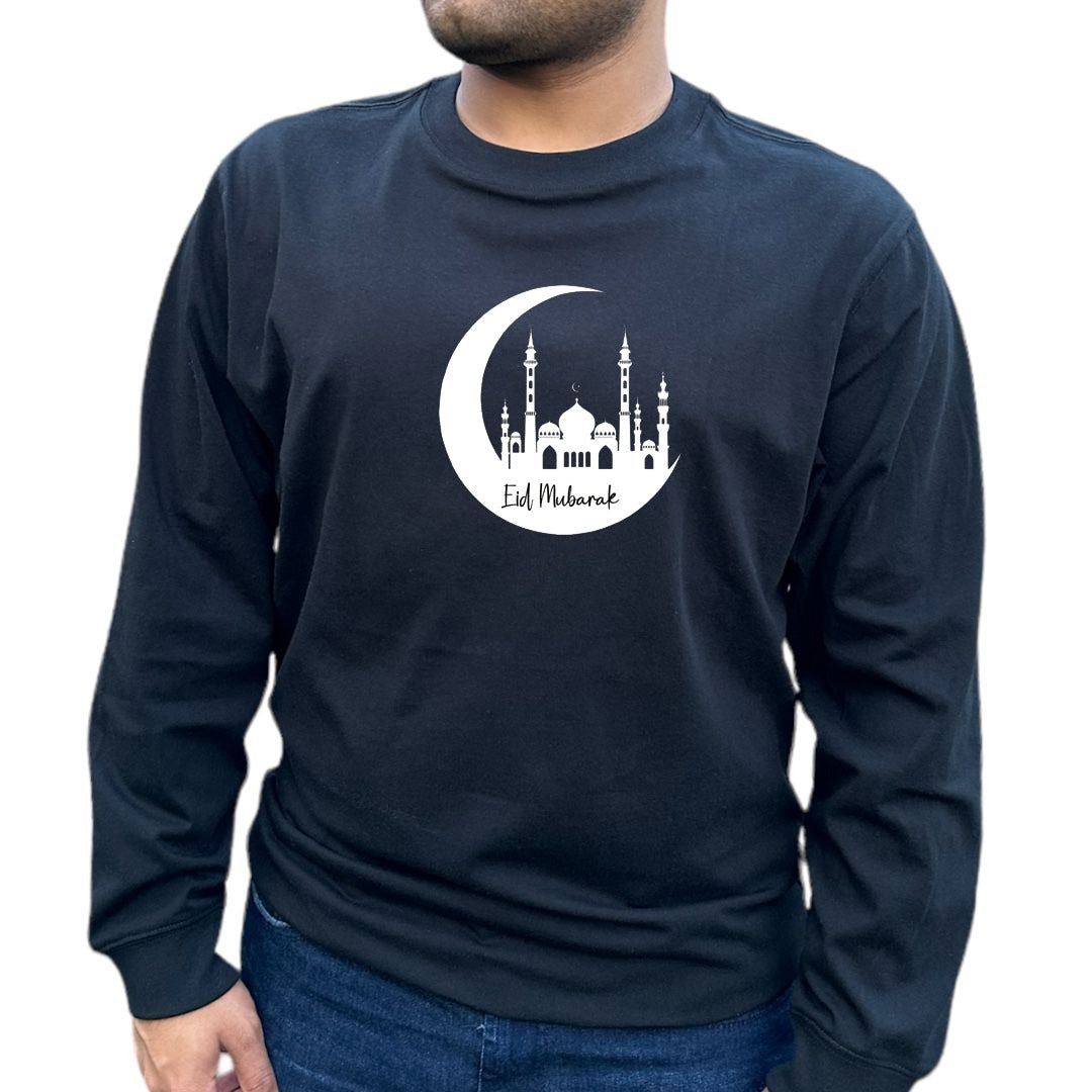 T-shirt Eid Mubarak - Mosquée au clair de lune