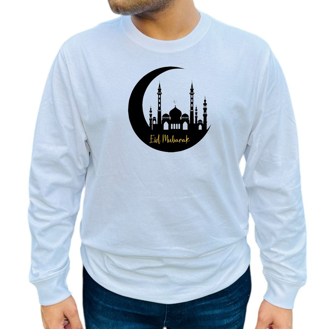 T-shirt Eid Mubarak - Mosquée au clair de lune