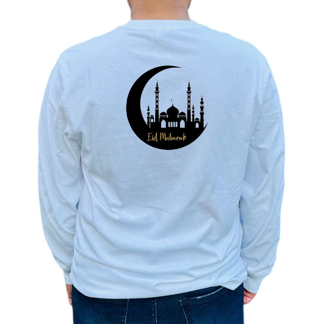 T-shirt Eid Mubarak - Mosquée au clair de lune
