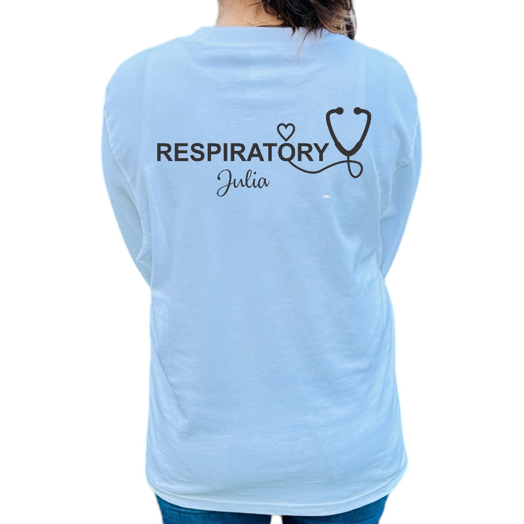 Respiratory Customized Name RT Shirt