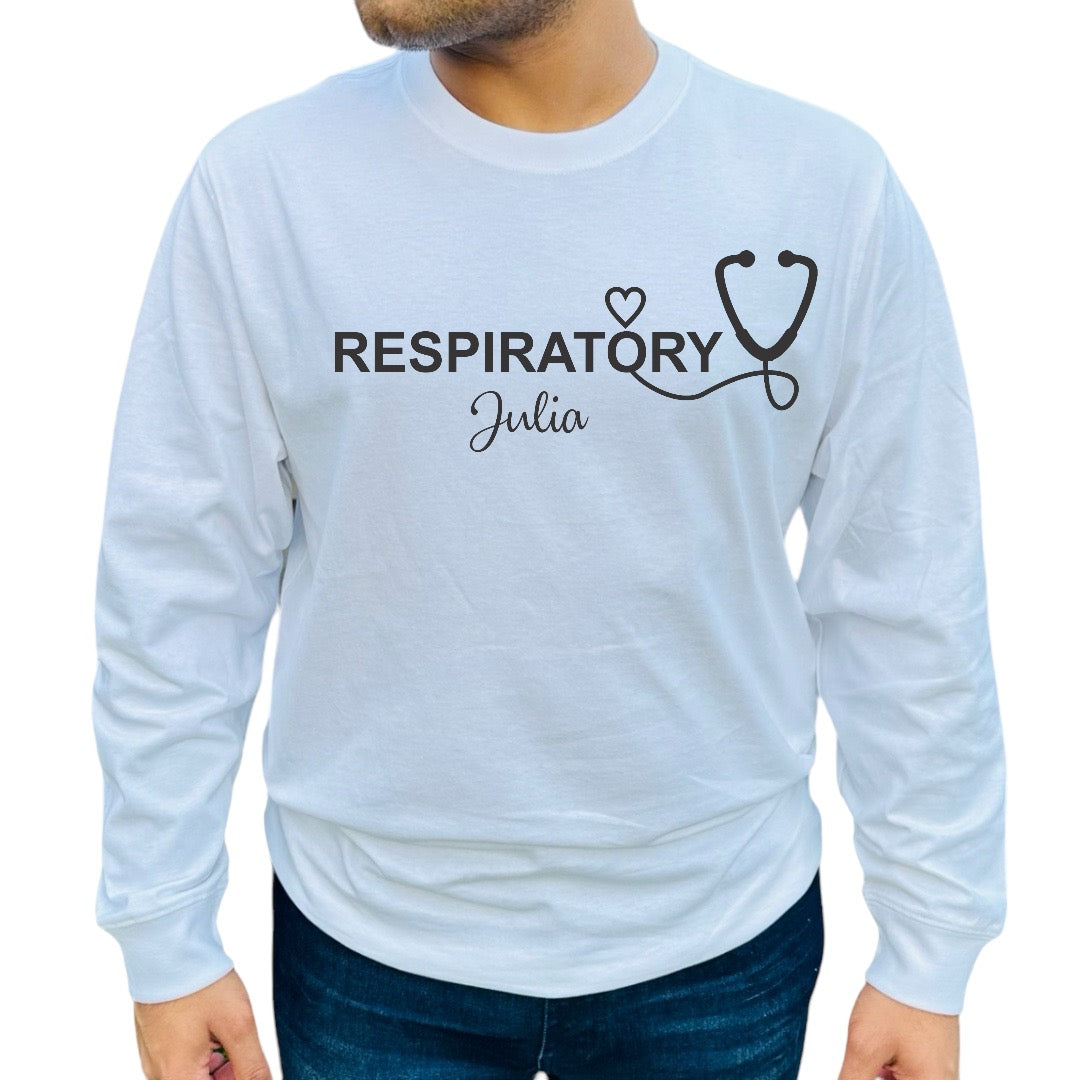 Respiratory Customized Name RT Shirt