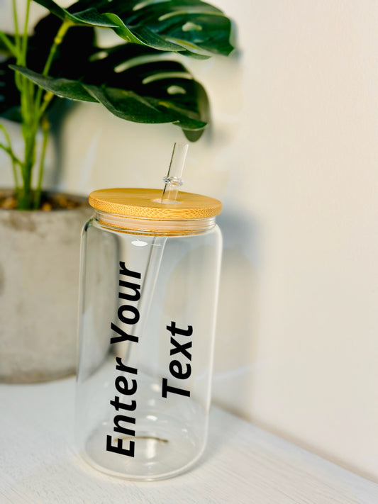 Custom Text Tumbler