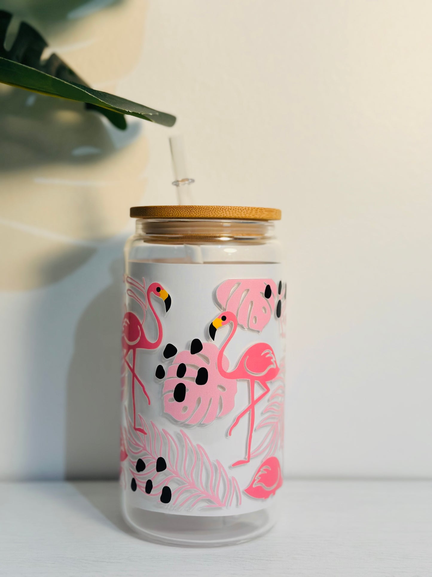 Flamingo Aesthetic Tumbler 16oz