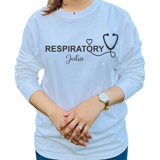 Respiratory Customized Name RT Shirt