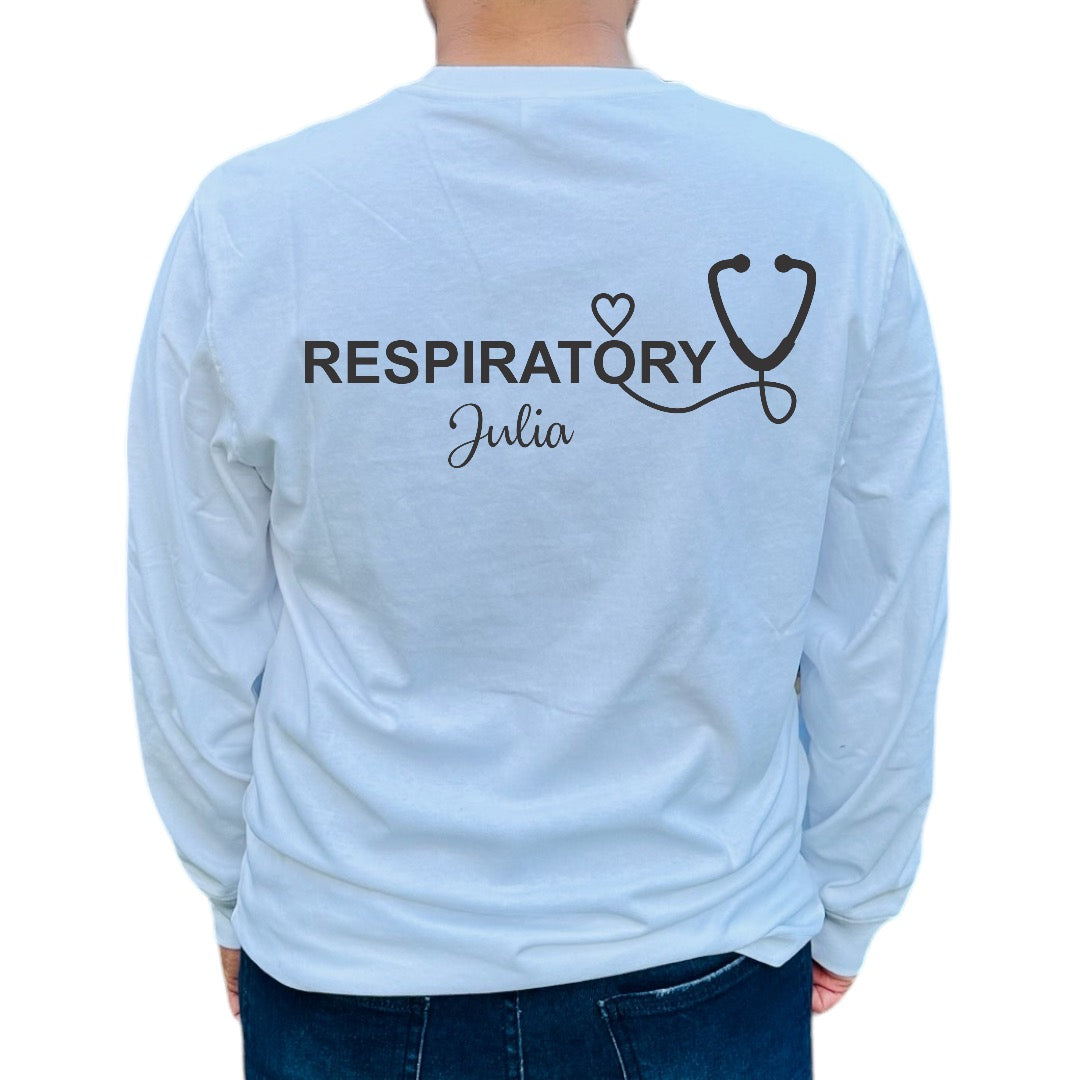 Respiratory Customized Name RT Shirt