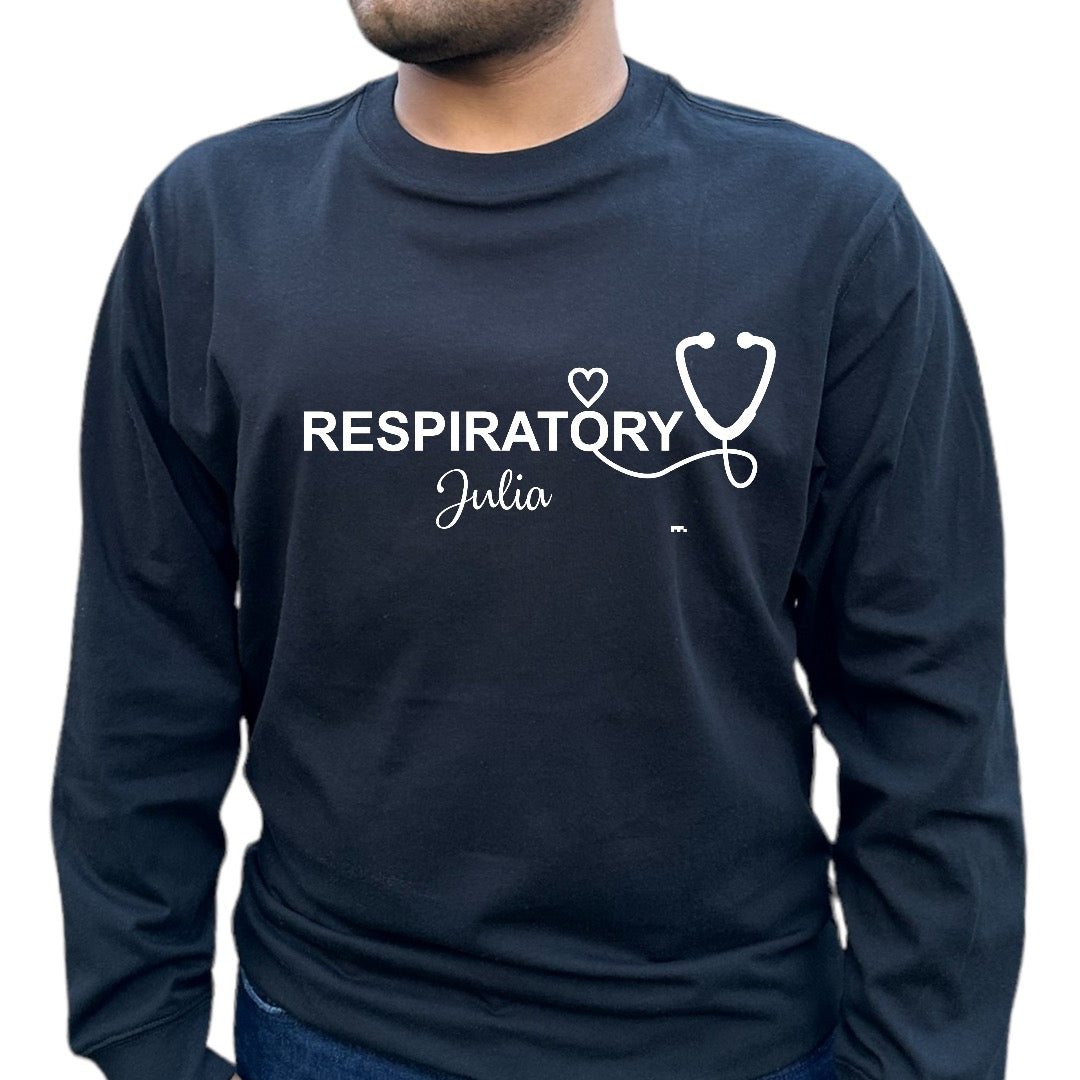 Respiratory Customized Name RT Shirt