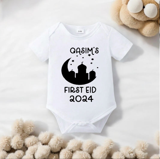 Customized Name Eid Onesies