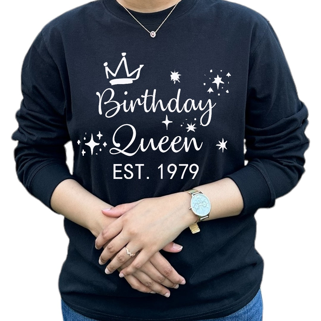 Birthday Queen EST. Customized Shirt