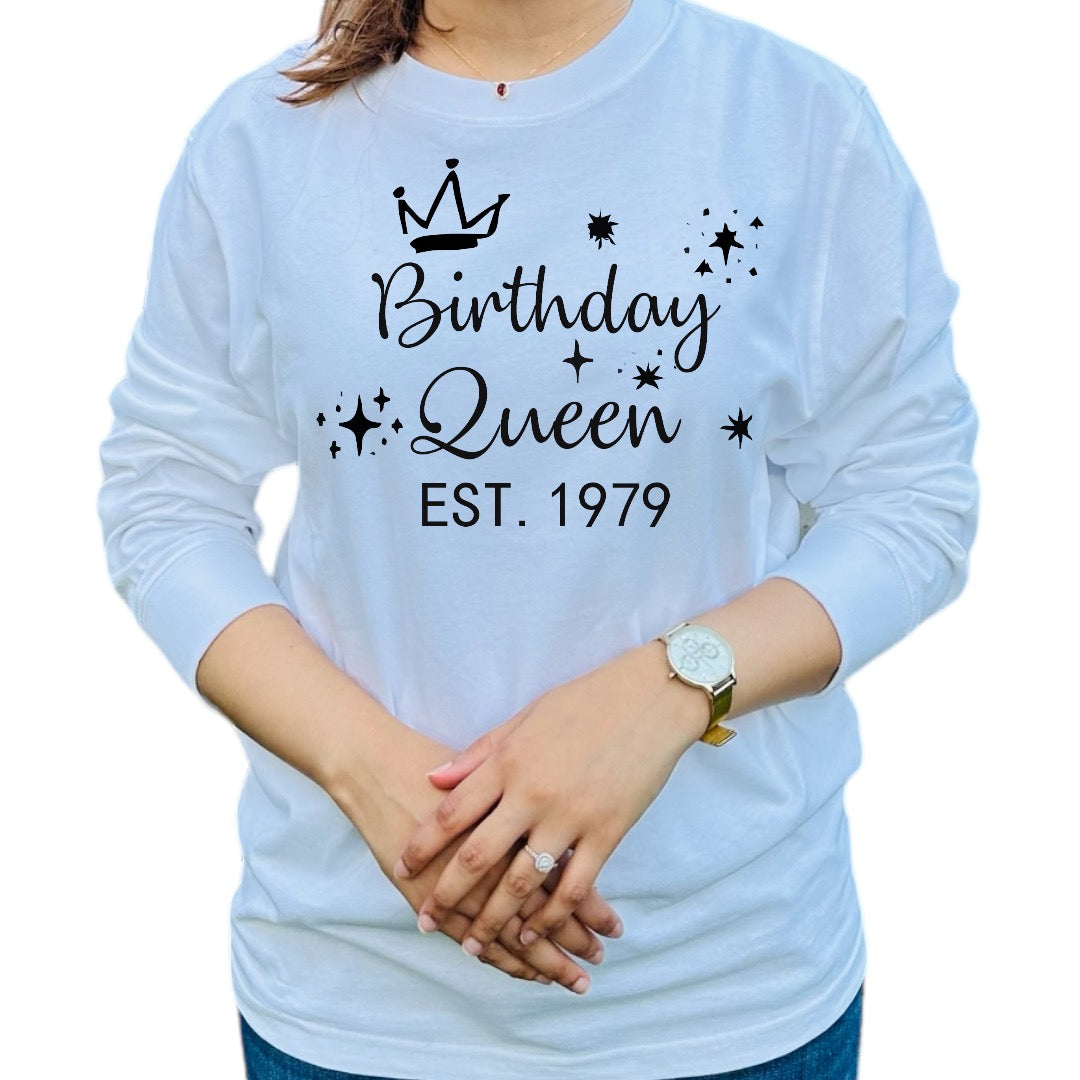 Birthday Queen EST. Customized Shirt