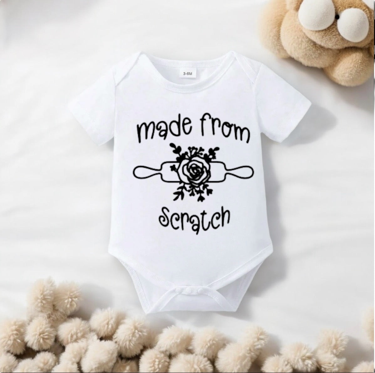 'Made from Scratch' Baby Onesie