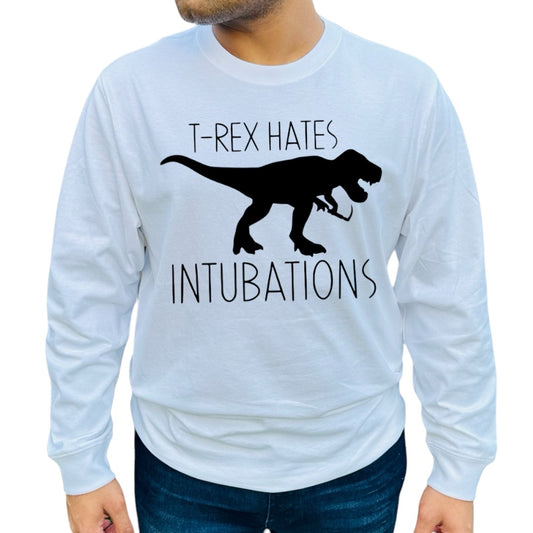 'T-rex hates Intubations' shirt