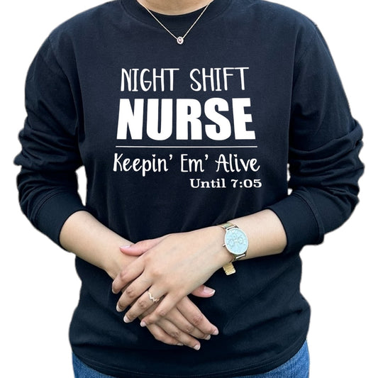 'Night Shift Nurse' Funny Shirt