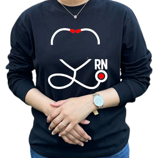 RN Stethoscope heart shirt