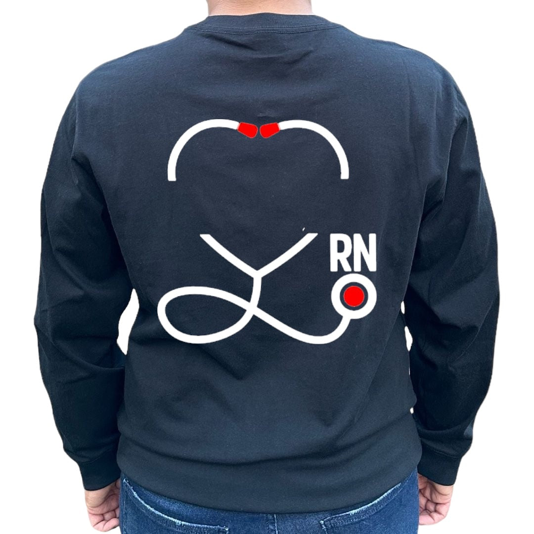 RN Stethoscope heart shirt