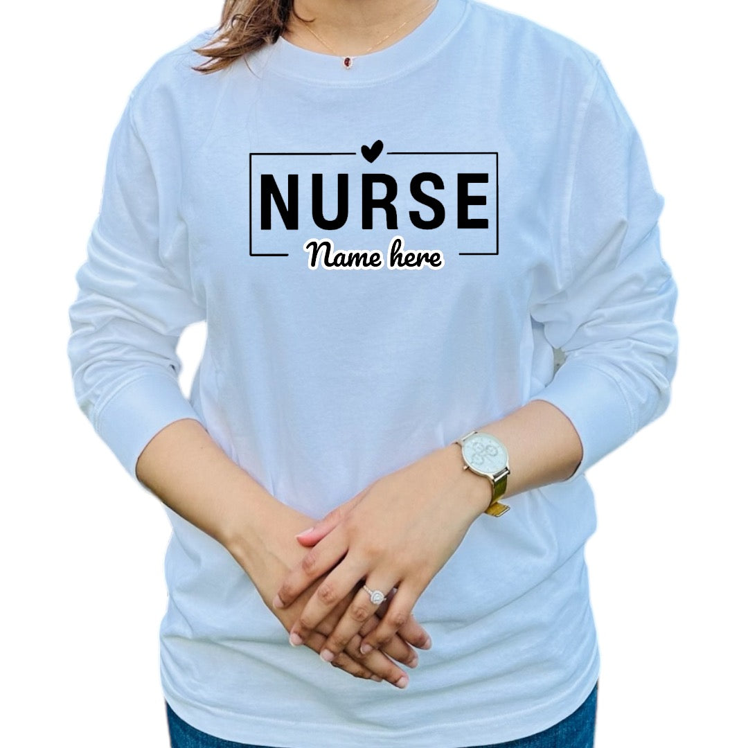 Customizable boxed 'Nurse' Shirt