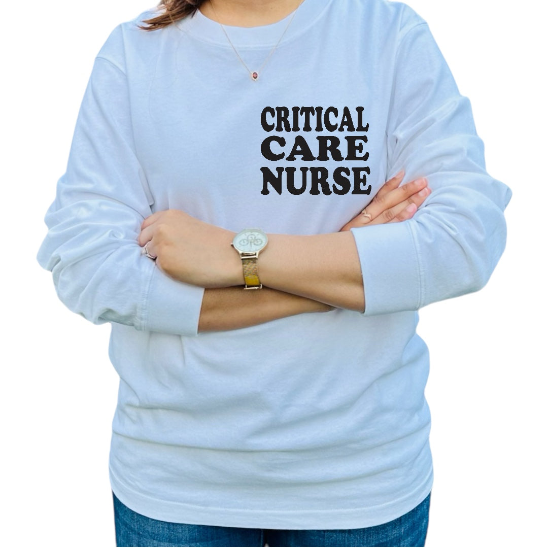 Critical Care Nurse Shirt (add colour pics)