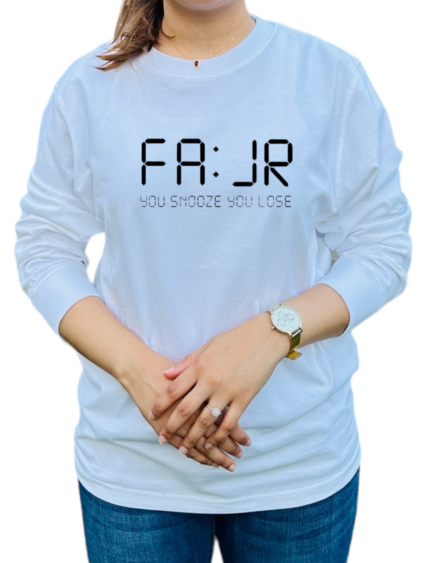 FA:JR You Snooze You Lose Customizable Shirt