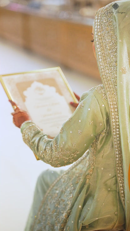 Luxury Nikkah Certificate - Heliotroph Elegance